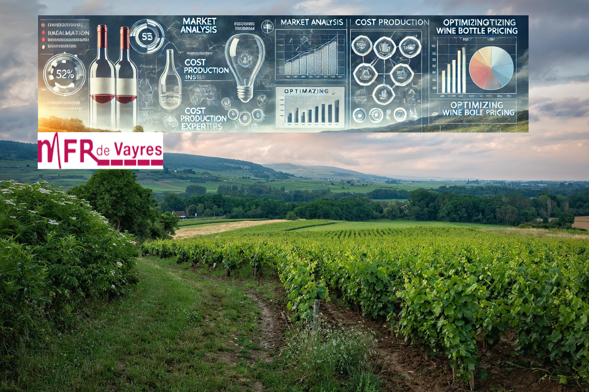 Prix d'une bouteille de vin MFR Vayres